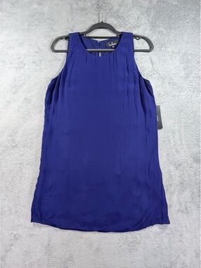 Lulus Navy Blue Sleeveless Shift Dress Size Small